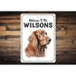 Irish Setter Welcome To Personalized Sign