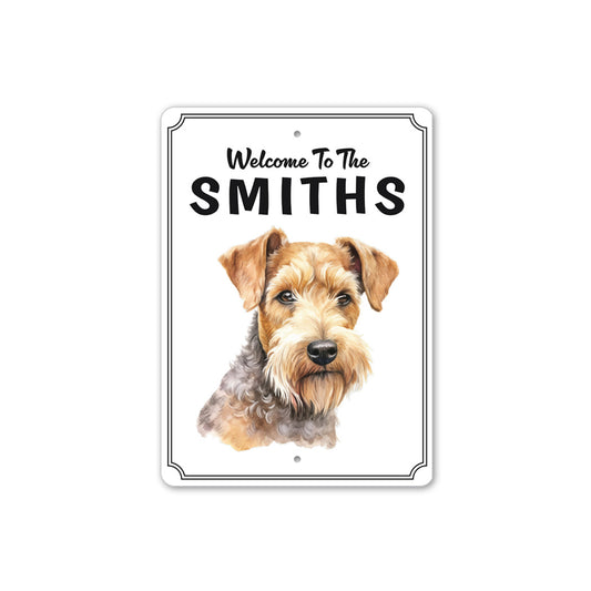 Lakeland Terrier Welcome To Personalized Sign