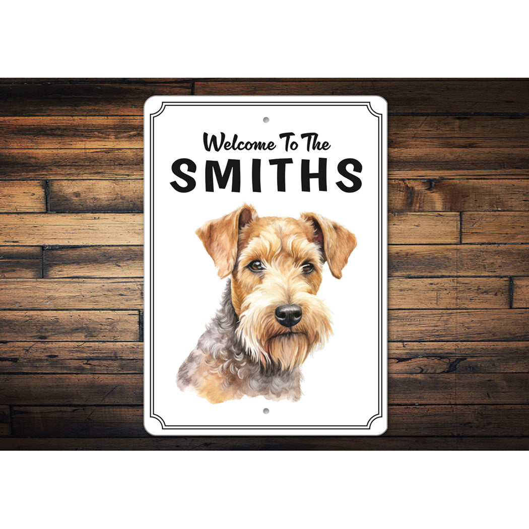 Lakeland Terrier Welcome To Personalized Sign