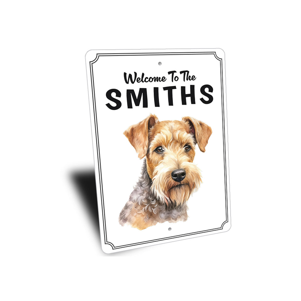 Lakeland Terrier Welcome To Personalized Sign