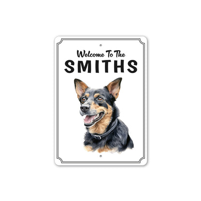 Lancashire Heeler Welcome To Personalized Sign