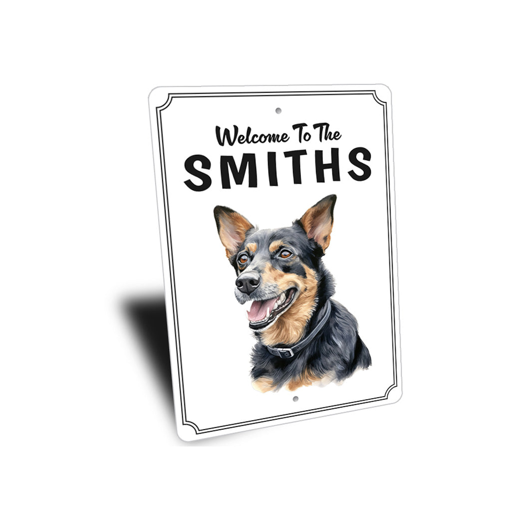 Lancashire Heeler Welcome To Personalized Sign