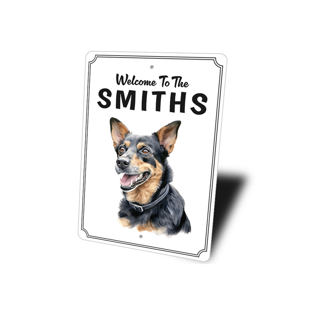 Lancashire Heeler Welcome To Personalized Sign