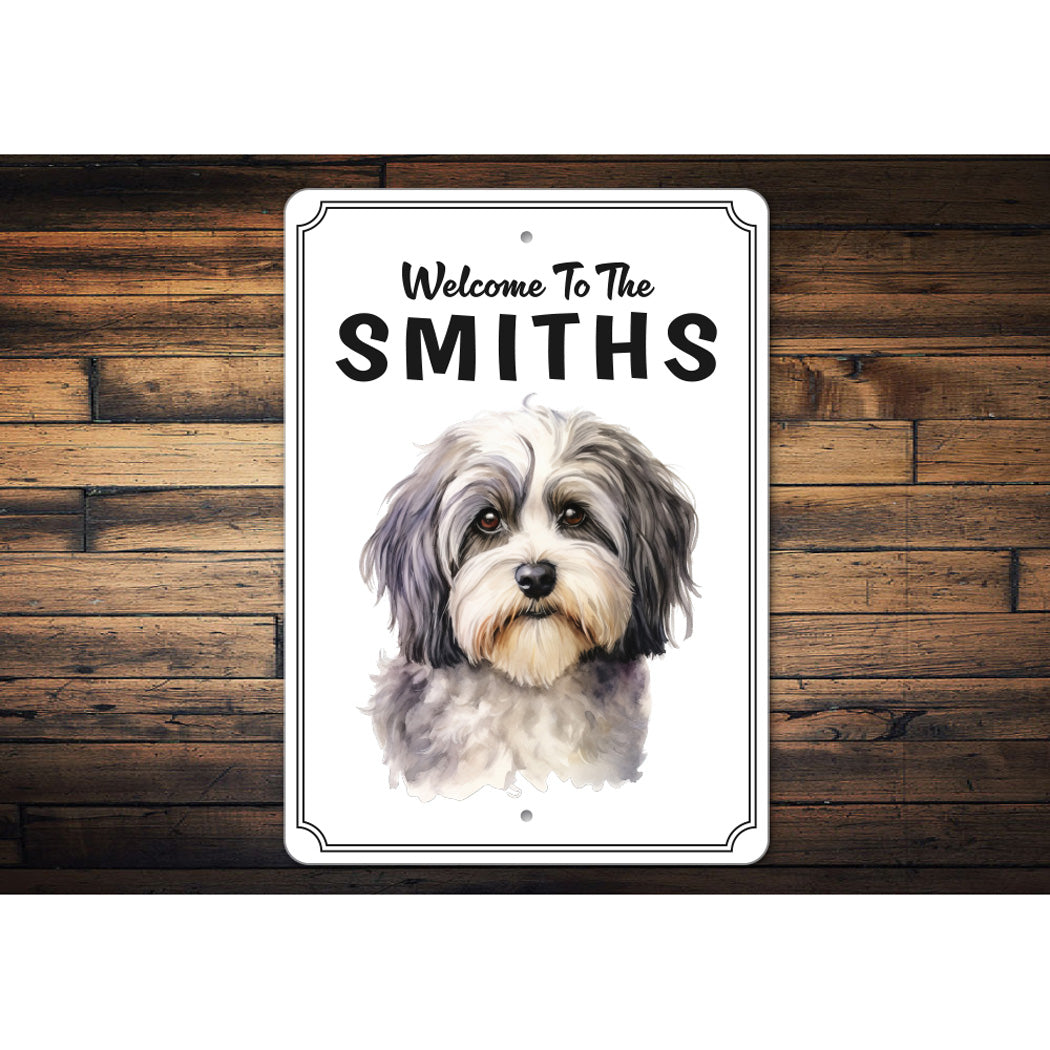 Lowchen Welcome To Personalized Sign