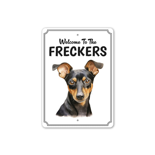 Manchester Terrier Welcome To Personalized Sign