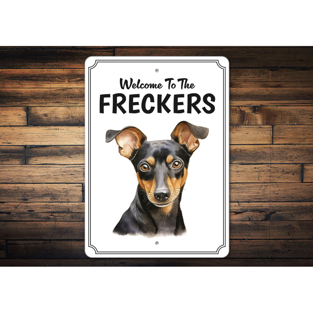 Manchester Terrier Welcome To Personalized Sign