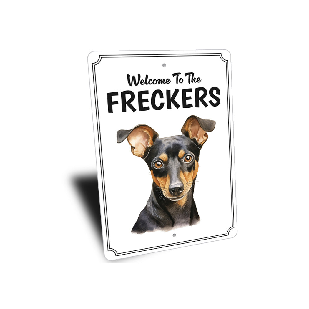 Manchester Terrier Welcome To Personalized Sign