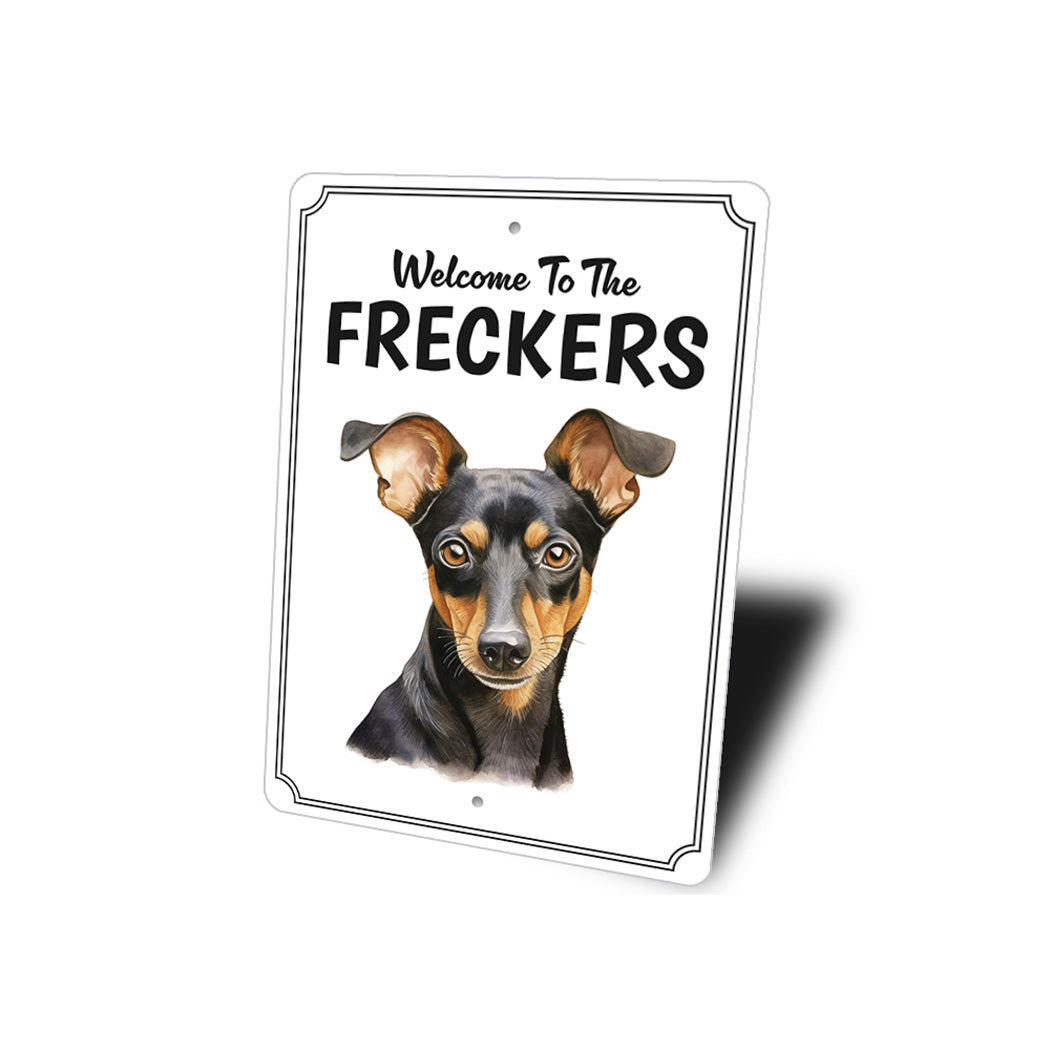 Manchester Terrier Welcome To Personalized Sign