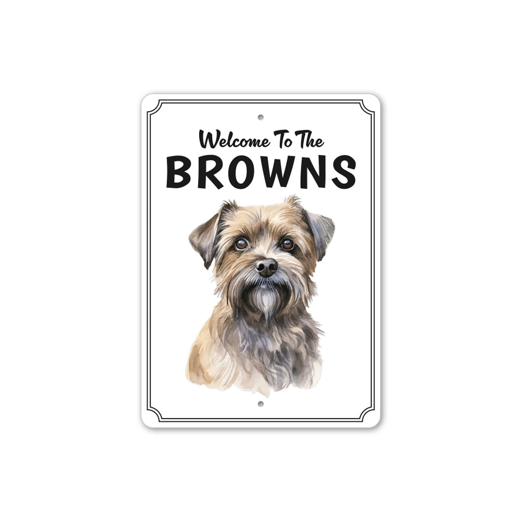 Norfolk Terrier Welcome To Personalized Sign