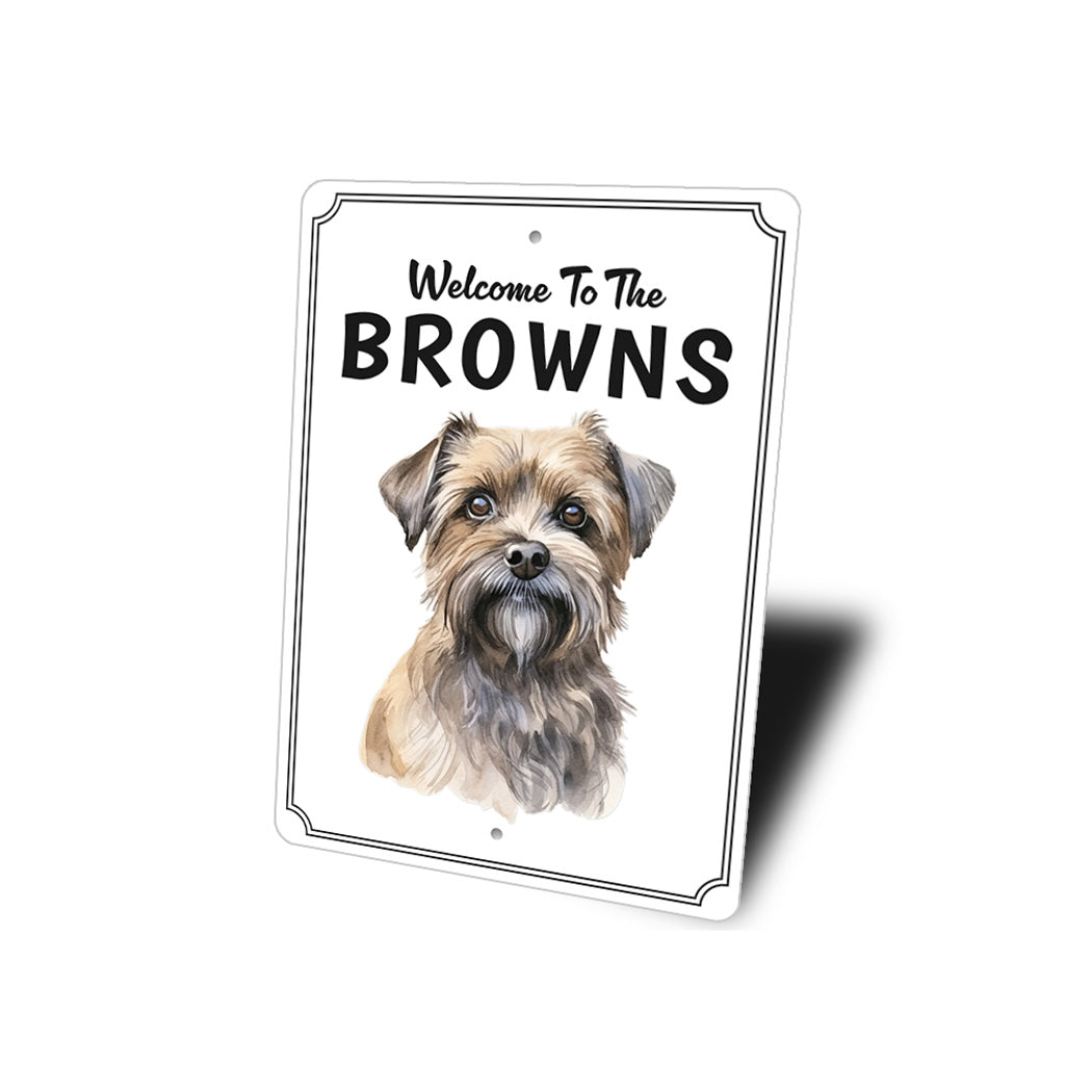 Norfolk Terrier Welcome To Personalized Sign