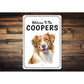 Nova Scotia Duck Tolling Retriever Welcome Sign