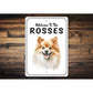 Pomeranian Welcome To Personalized Sign