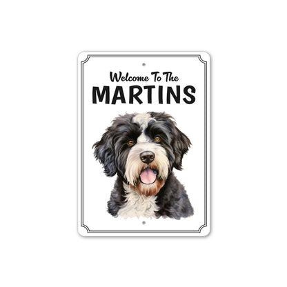 Portuguese Water Dog Welcome To Sign