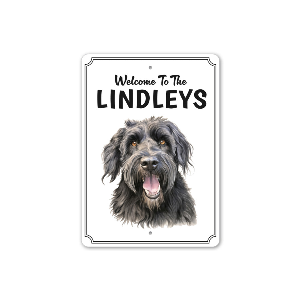 Russian Terrier Welcome To Personalized Sign