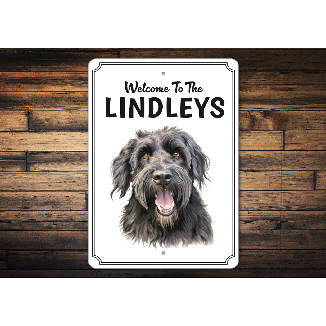 Russian Terrier Welcome To Personalized Sign