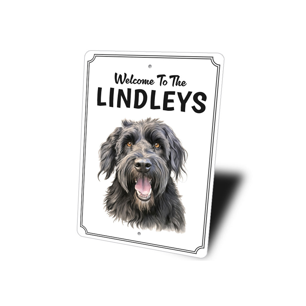 Russian Terrier Welcome To Personalized Sign