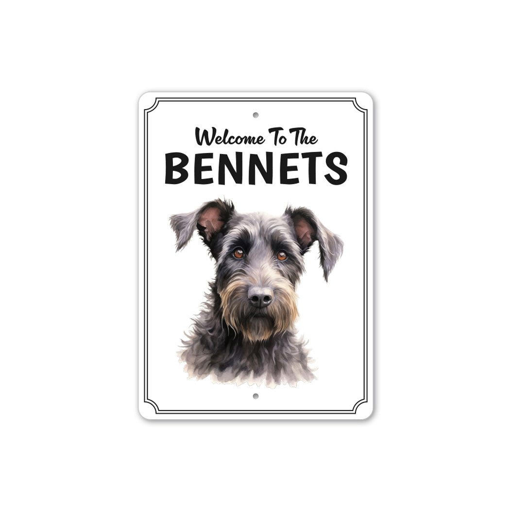 Scottish Terrier Welcome To Personalized Sign