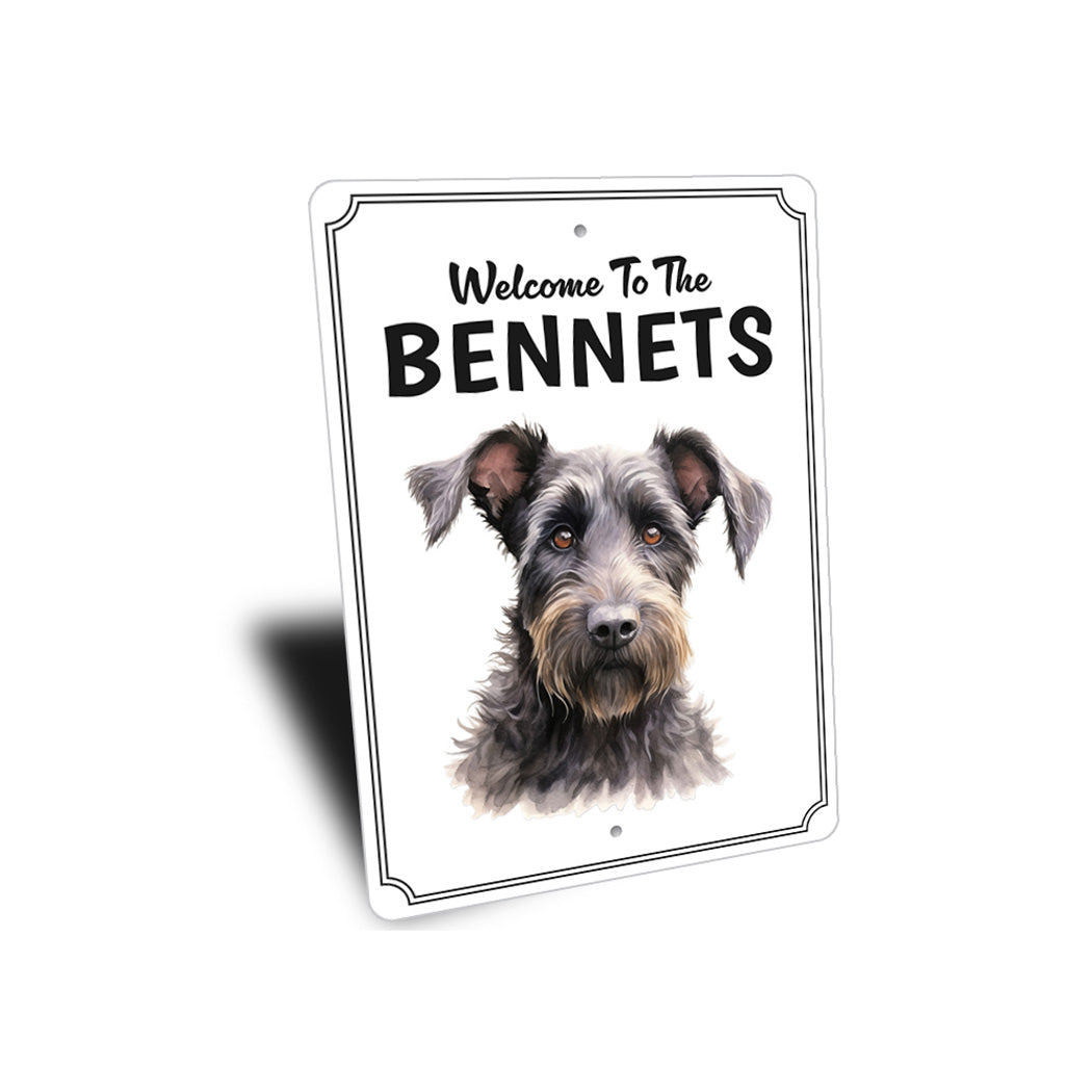 Scottish Terrier Welcome To Personalized Sign
