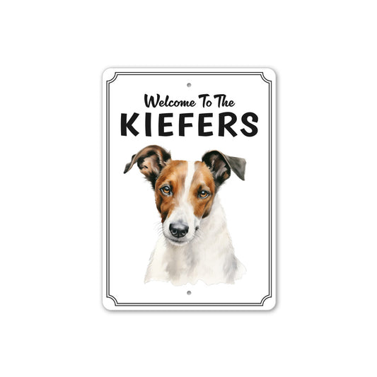 Smooth Fox Terrier Welcome To Custom Sign
