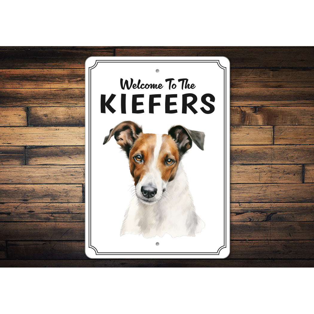 Smooth Fox Terrier Welcome To Custom Sign