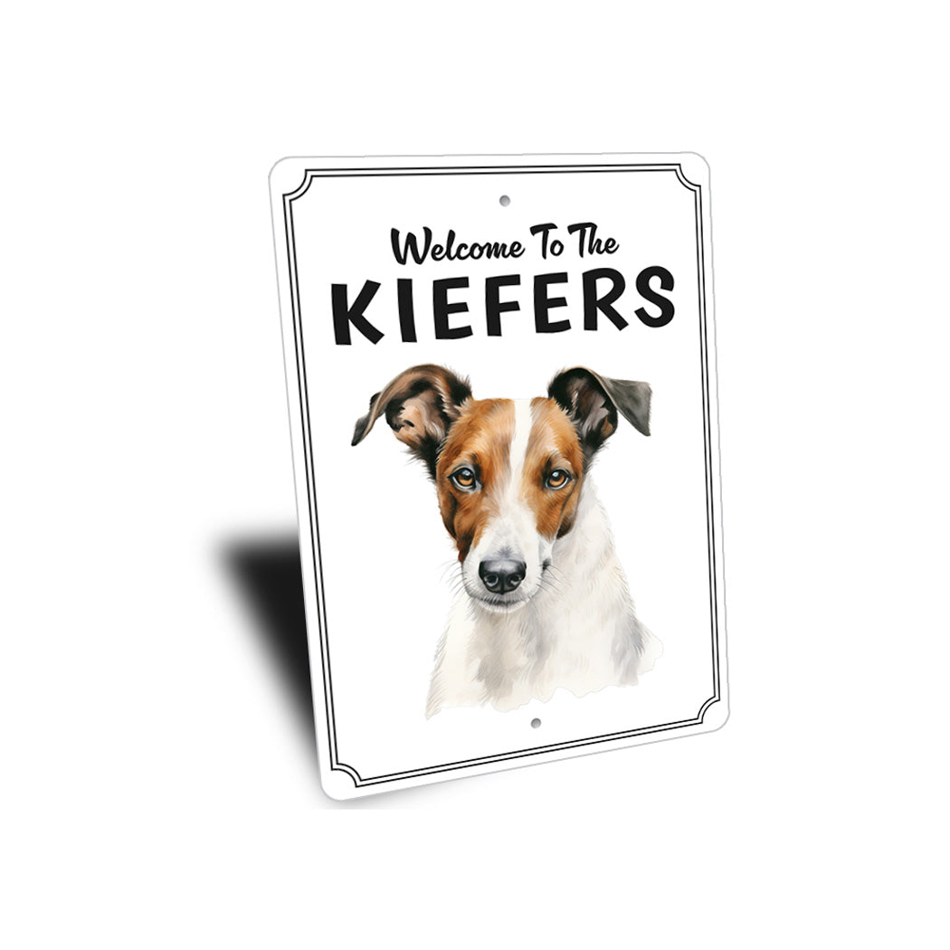 Smooth Fox Terrier Welcome To Custom Sign