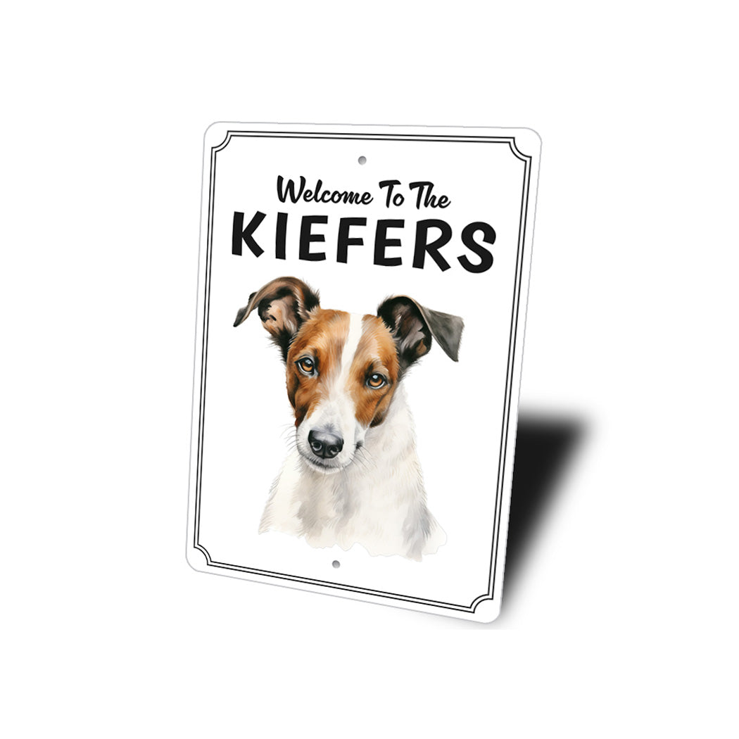 Smooth Fox Terrier Welcome To Custom Sign