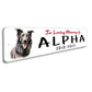 Belgian Sheepdog In Loving Memory Pet Sign