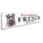 Bouvier Des Flandres In Loving Memory Pet Sign