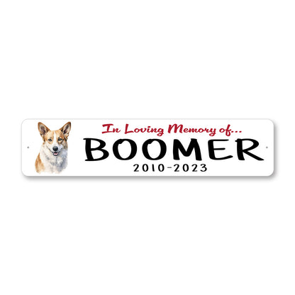 Canaan Dog In Loving Memory Pet Sign