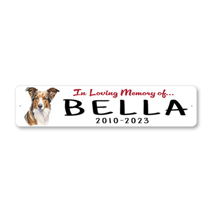 Cardigan Welsh Corgi In Loving Memory Pet Sign