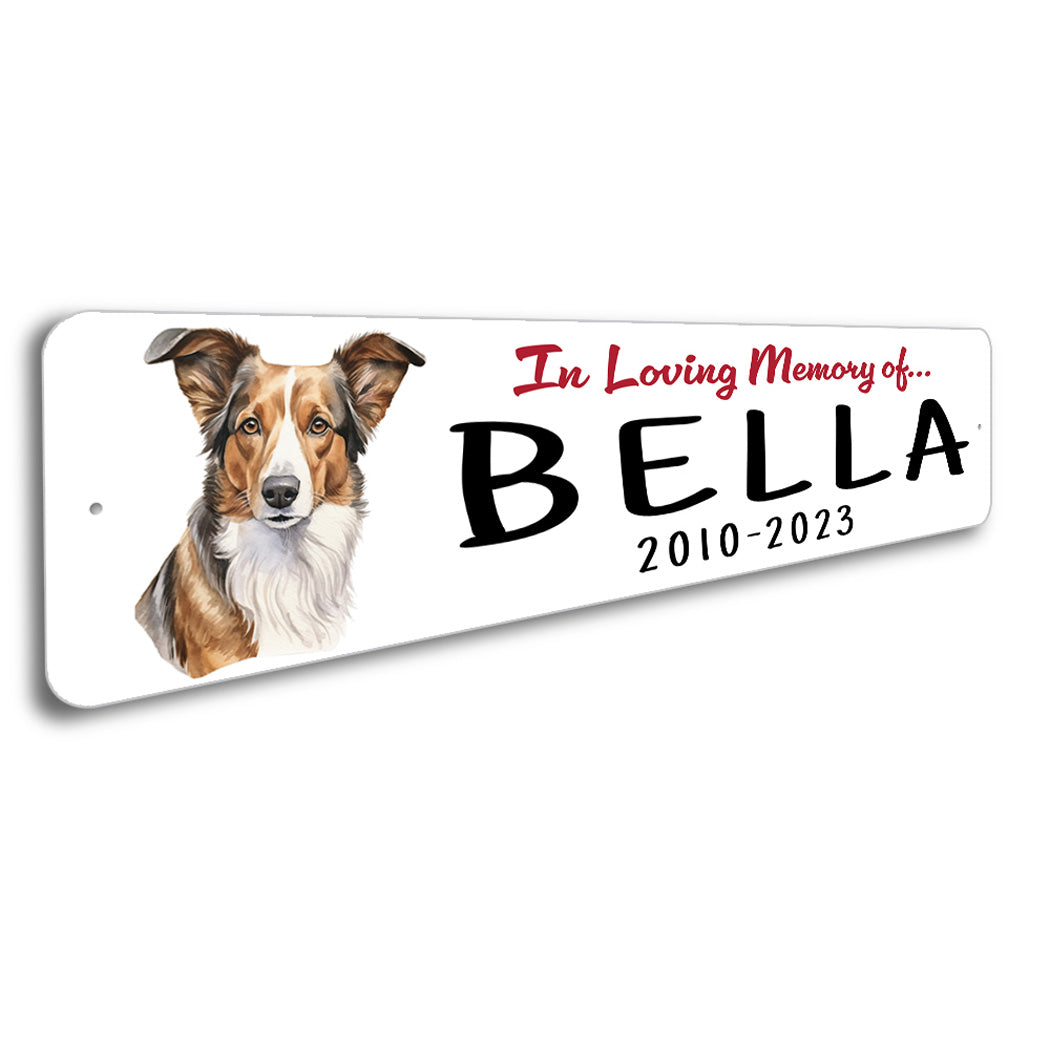 Cardigan Welsh Corgi In Loving Memory Pet Sign