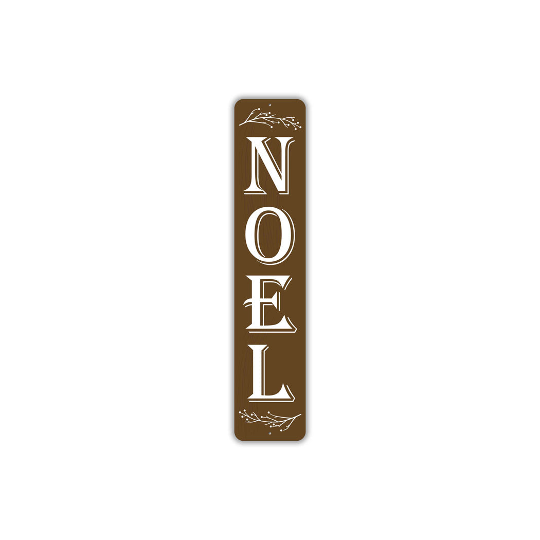 Noel Christmas Aluminum Metal Sign