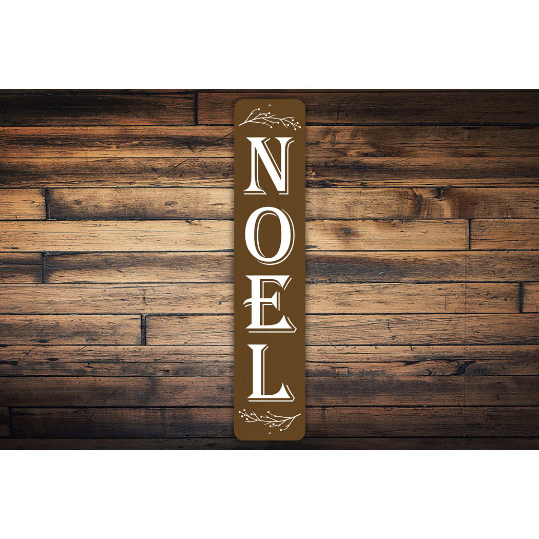 Noel Christmas Aluminum Metal Sign