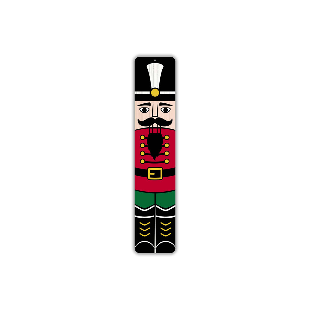 Nutcracker Soldier Christmas Metal Sign