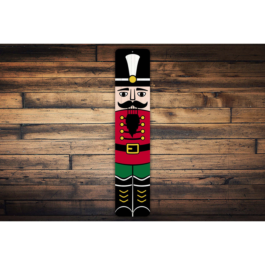 Nutcracker Soldier Christmas Metal Sign