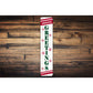 Seasons Greetings Snowflake Christmas Sign