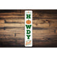 Howdy Fall Pumpkin Metal Sign