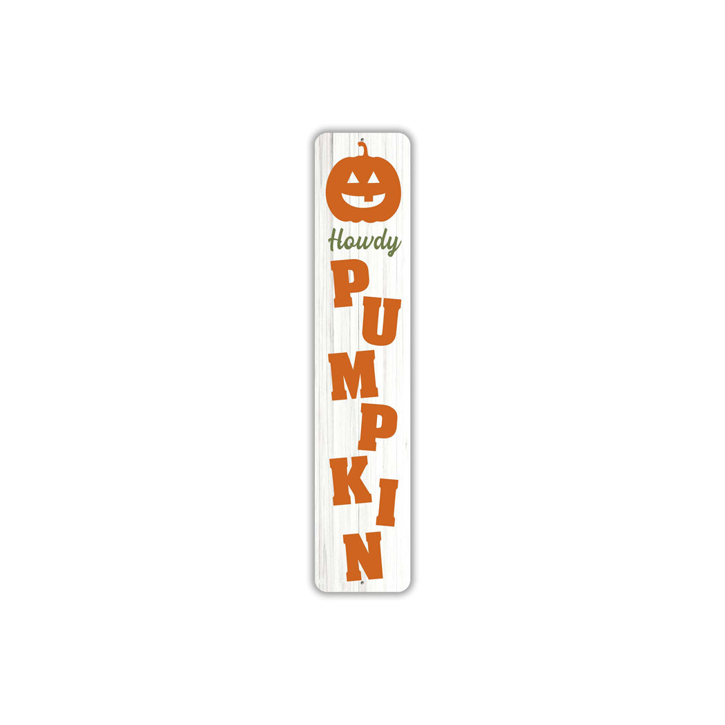 Howdy Pumpkin Halloween Sign