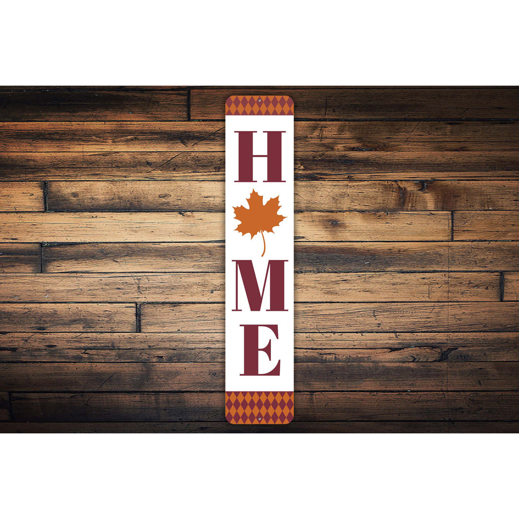 Home Maple Leaf Sign