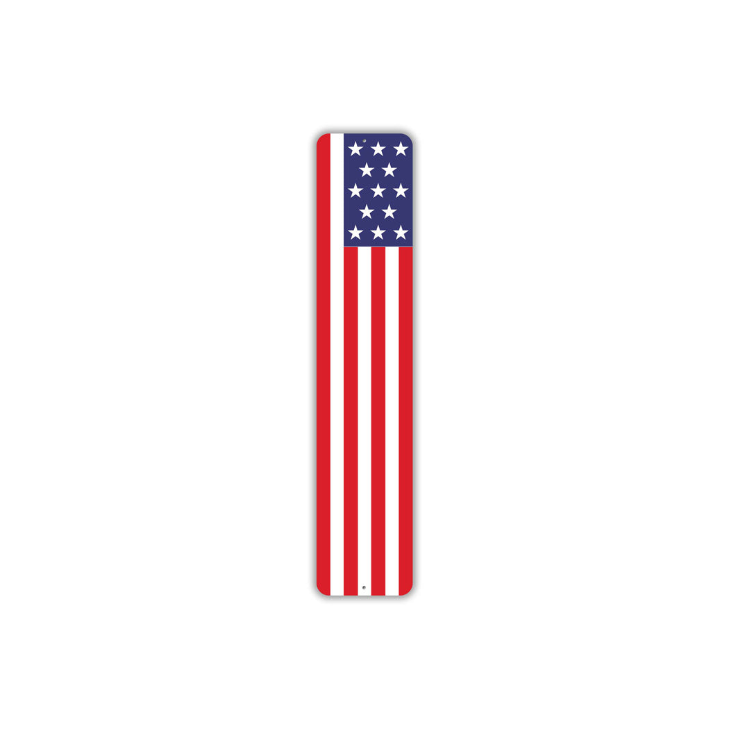 American Flag Design 2 Sign