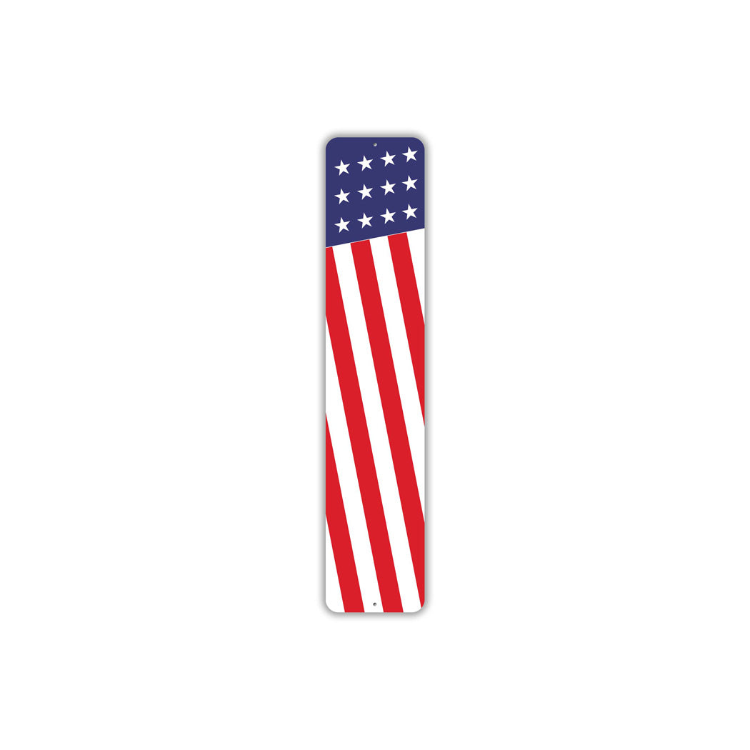 American Flag Design 3 Sign