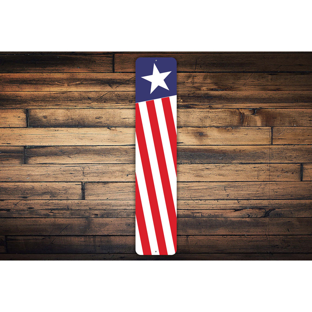 American Flag Design 4 Sign