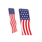 American Wavy Flag Design Sign