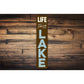 Life Is Better At The Lake Paddles Sign