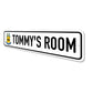 Custom Acacia Room Sign