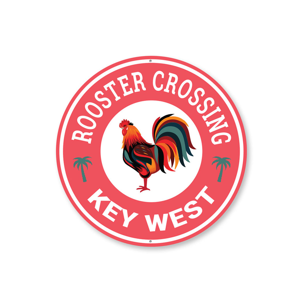 Rooster Crossing Sign, Keywest Sign
