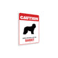 Patrolled By Barbet Caution Sign