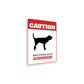 Patrolled By Bloodhound Caution Sign