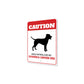 Patrolled By Catahoula Leopard Dog Caution Sign