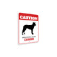 Patrolled By Chinook Caution Sign